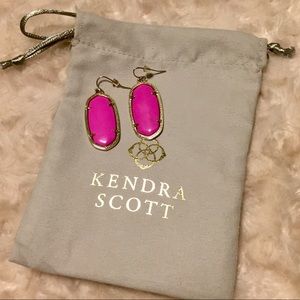 Hot pink Kendra Scott “Elle” earrings